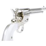 King Arms SAA .45 Peacemaker Airsoft Gas Revolver M – Silver - Image 4