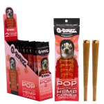 G-Rollz | 2x 'Strawberry Pop' Pre-Rolled Hemp Cones (12 Pack Display, 24 Cones) - Image 1