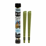 G-Rollz | Cheech & Chong™ 2x Terpene Infused Blunt Cones 'Blueberry Kookies' (12 Pack Display) - Image 3