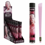G-Rollz | 2x Pre-rolled Rose Blunts 'Fabulous Face' (12 Pack Display, 24 Blunts) - Image 1
