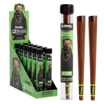 G-Rollz | 'The Dog' Terpene Infused Herbal Blunt Cones 'Green Punch' (12 Pack Display, 24 Blunts) - Image 1