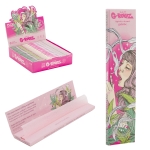G-Rollz | 'Colossal Dream' - Lightly Dyed Pink - 50 KS Slim Papers (25 Booklets Display) - Image 1