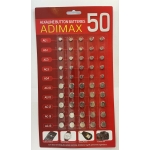 ADIMAX BATTERIES (PACK OF 50) - Image 1