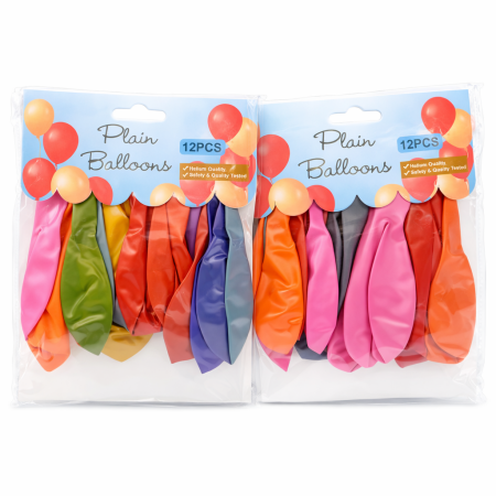 MULTI COLOUR BALLOONS PACK OF 24 (288PCS)