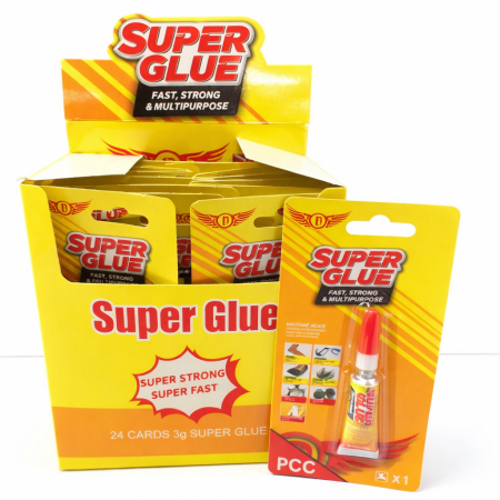 SUPER GLUE 3M PACK OF 24