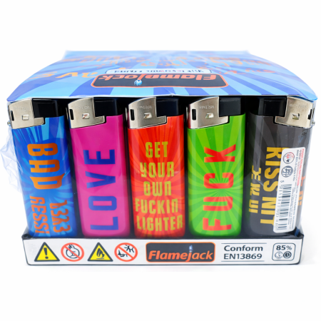 LIGHTER PUF ELECTRONIC QUOTES DESIGN (PACK OF 50)