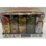 LIGHTER PUF ELECTRONIC HIPPY DESIGN (PACK OF 50) - Image 1