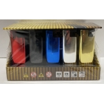 WINDPROOF METAL LIGHTER METALLIC PACK OF 25 - Image 1