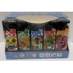 LIGHTER WINDPROOF SM-2267 SKULL DESIGN (PACK OF 25) - Image 1