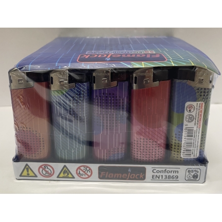 LIGHTER PUF ELECTRONIC COLOUR DESIGN (PACK OF 50)