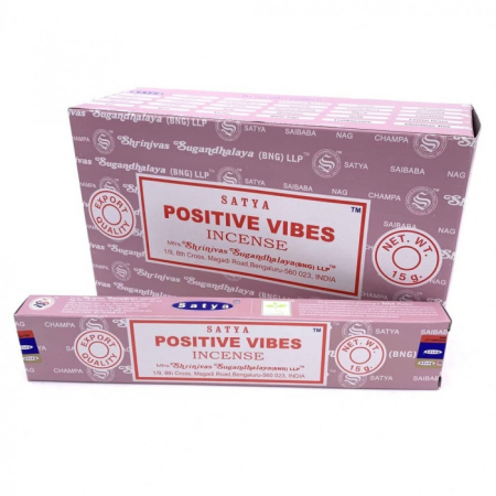 INCENSE STICK – SATYA POSITIVE VIBES PACK OF 12