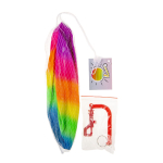 9" RAINBOW BALL / KEYCHAIN & NET (PACK OF 10) - Image 2