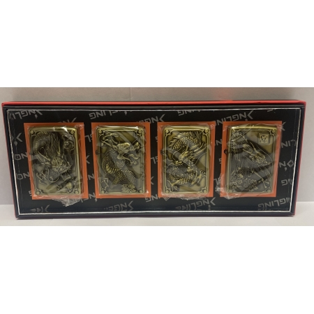 OIL LIGHTER SM0159 DRAGON DESIGN PACK OF 4