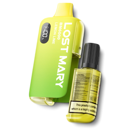 LOST MARY BM6000 LEMON LIME DISPOSABLE KIT €37.50 Ex VAT