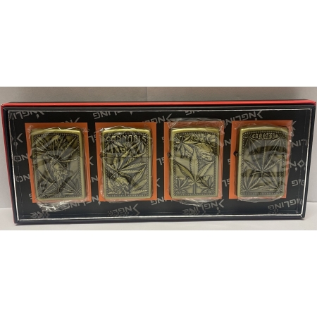 OIL LIGHTER SM0159 PLANT DESIGN PACK OF 4