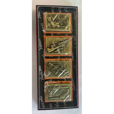 OIL LIGHTER SM0159 PISTOL DESIGN PACK OF 4