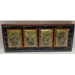 OIL LIGHTER SM0159 SKULL DESIGN PACK OF 4 - Image 1