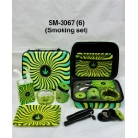 SMOKING SET-SM-3067 GREEN DESIGN
