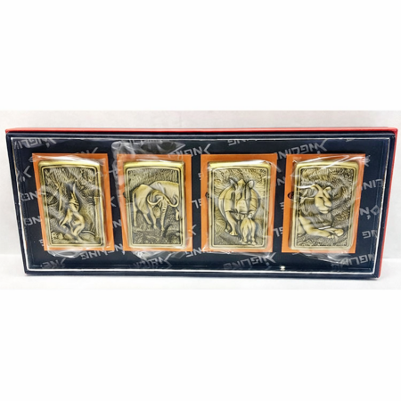 OIL LIGHTER SM0159 ANIMAL DESIGN PACK OF 4