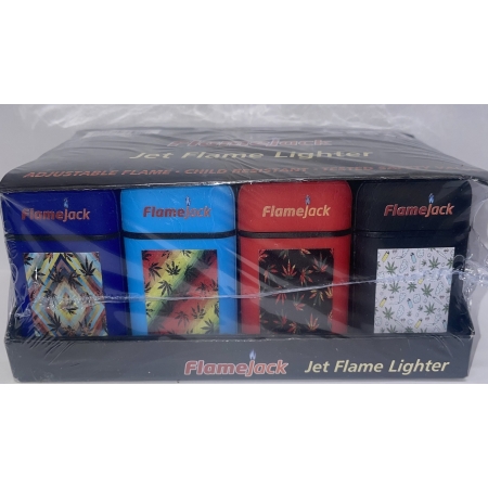 LIGHTER DOUBLE JET FLAME MULTI PLANT DESIGN (PACK OF 20)