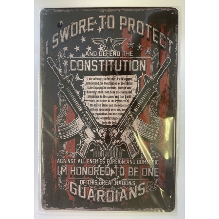 20 X 30 CM VINTAGE SIGN METAL FRAME-203