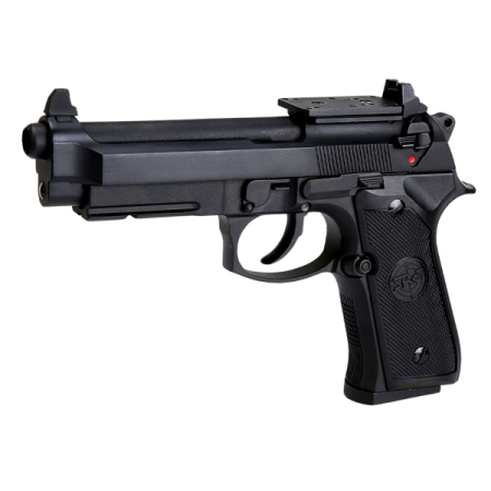 SRC SR92 Full Metal Blow Back Airsoft Gas Pistol Optic Ready With Hard Case