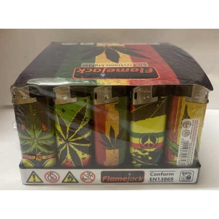 LIGHTER PUF ELECTRONIC-PLANT DESIGN (PACK OF 50)