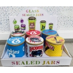 AIR TIGHT GLASS JARS PACK OF 6 - Image 2