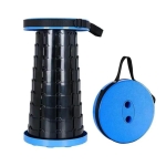 TX-348 Portable Collapsible Telescopic Stool – Blue - Image 1