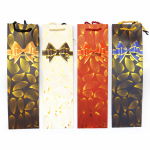 WINE BOTTLE BAG BOW DESIGN HD003 (PACK OF12) - Image 1