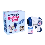 TX-BU-026 Trimex Battery Operated Bubble Gun with LED Light – Red & Blue - Image 2
