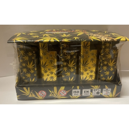 WINDPROOF METAL LIGHTER-MINI PLANT DESIGN (PACK OF 25)