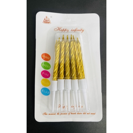 METALLIC CANDLES HD-022 (Pack of 50 cards)