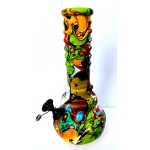 D&K GLASS BONG - MULTI COLOUR TATTOO STYLE 6535A - Image 2