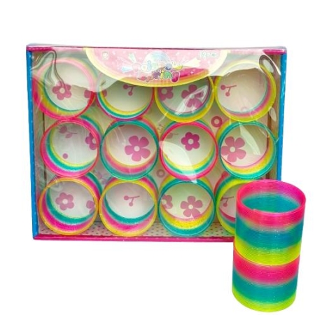 RAINBOW SLINKEY HD-3342 PACK OF 12