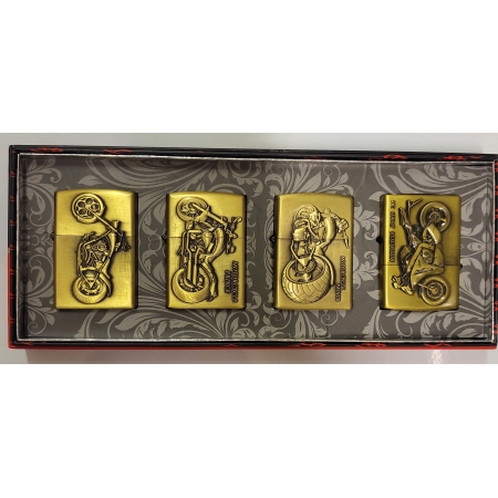 OIL LIGHTERS BIKE DESIGN PACK OF 4