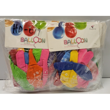 HD-019  BIRTHDAY BALLOONS 12PACK (144PCS)