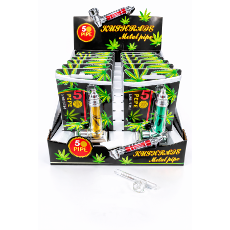 SMOKING METAL PIPE HX254-1 (PACK OF 12) €16.20 Ex VAT