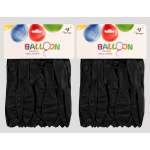 HD-018 BLACK BIRTHDAY BALLOONS 12PACK (144PCS) - Image 1