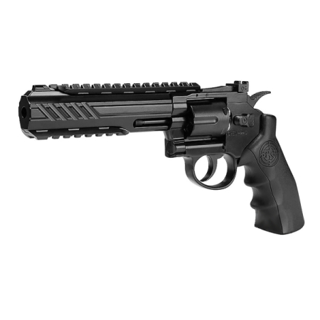 SRC 6 INCH TITAN FULL METAL CO2 AIRSOFT REVOLVER BLACK