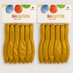 HD-018 GOLD BIRTHDAY BALLOONS 12PACK (144PCS) - Image 1