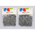 HD-018 SILVER BIRTHDAY BALLOONS 12PACK (144PCS) - Image 1