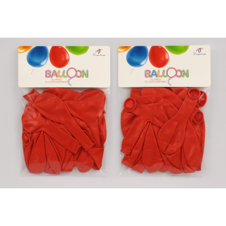 HD-018 RED BIRTHDAY BALLOONS 12PACK (144PCS)