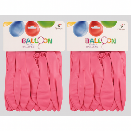 HD-018 PINK BIRTHDAY BALLOONS 12PACK (144PCS)