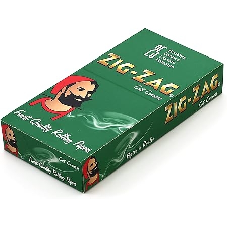 Zig Zag Green Regular Size Rolling Papers 25 Packs