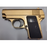 Galaxy G1 Airsoft Metal Spring Pistol – Gold - Image 1