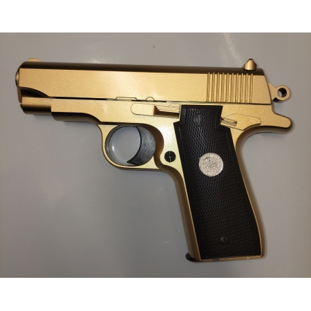Galaxy G2 Airsoft Metal Spring Pistol – Gold