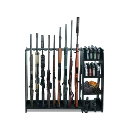 Trimex Arms Heavy-Duty Wooden Gun & Accessories Rack
