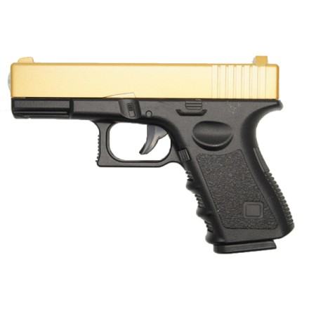 Galaxy G15 Airsoft Metal Spring Pistol – Gold
