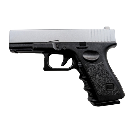 Galaxy G15 Airsoft Metal Spring Pistol – Silver